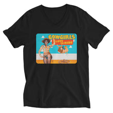 Load image into Gallery viewer, Unisex Short Sleeve V-Neck T-Shirt