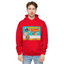 Load image into Gallery viewer, Cowgirls Love To Ride Fleece Hoodie
